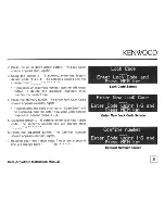 Предварительный просмотр 23 страницы Kenwood KTC-H2A1 - Here2Anywhere Sirius Radio Instruction Manual