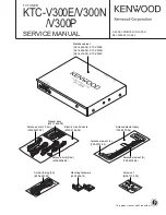 Kenwood KTC-V300N Service Manual preview