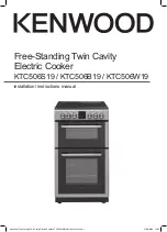 Kenwood KTC506B19 Installation Instructions Manual preview