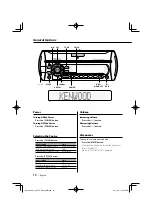 Предварительный просмотр 10 страницы Kenwood KTS-MP400MR - Radio / CD Instruction Manual