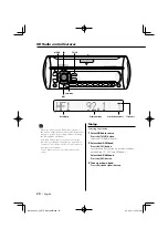 Предварительный просмотр 20 страницы Kenwood KTS-MP400MR - Radio / CD Instruction Manual