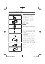 Предварительный просмотр 29 страницы Kenwood KTS-MP400MR - Radio / CD Instruction Manual