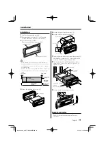 Предварительный просмотр 31 страницы Kenwood KTS-MP400MR - Radio / CD Instruction Manual