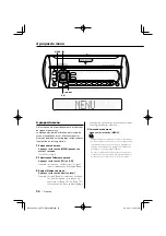 Предварительный просмотр 56 страницы Kenwood KTS-MP400MR - Radio / CD Instruction Manual