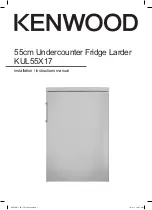 Kenwood KUL55X17 Installation Instructions Manual preview