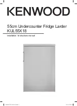 Preview for 1 page of Kenwood KUL55X18 Installation Instructions Manual