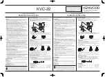 Preview for 3 page of Kenwood KVC-22 Instruction Manual