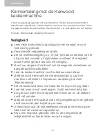 Preview for 15 page of Kenwood KVC50 Chef Instructions Manual