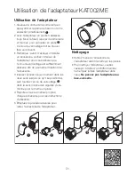 Preview for 34 page of Kenwood KVC50 Chef Instructions Manual