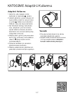 Preview for 130 page of Kenwood KVC50 Chef Instructions Manual