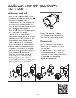 Preview for 163 page of Kenwood KVC50 Chef Instructions Manual