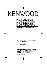 Предварительный просмотр 1 страницы Kenwood KVT-522DVD Instruction Manual