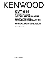 Предварительный просмотр 105 страницы Kenwood KVT-614 - Excelon 1-DIN In-dash DVD/CD Receiver Instruction Manual