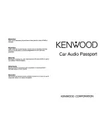 Preview for 106 page of Kenwood KVT-747DVD Instruction Manual