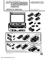 Kenwood KVT-920DVD Service Manual preview