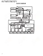 Preview for 2 page of Kenwood KVT-M707Y Service Manual