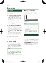 Preview for 4 page of Kenwood KW-M560BT Instruction Manual