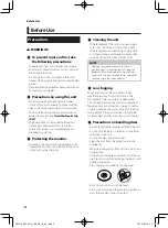 Preview for 4 page of Kenwood KW-M845BW Instruction Manual