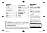 Preview for 2 page of Kenwood KW-V130BT Instruction Manual