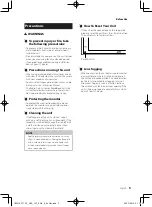 Предварительный просмотр 5 страницы Kenwood KW-V660BT Quick Start Manual