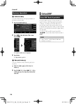Предварительный просмотр 18 страницы Kenwood KW-V660BT Quick Start Manual