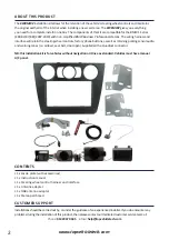 Предварительный просмотр 2 страницы Kenwood KWBMW2 Installation Manual