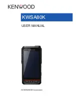 Preview for 1 page of Kenwood KWSA80K User Manual