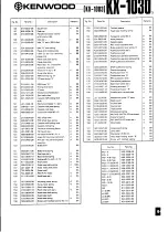 Preview for 9 page of Kenwood KX-1030 Service Manual