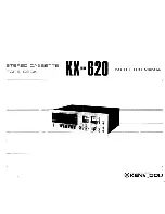 Kenwood KX-620 Instruction Manual preview