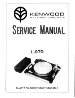 Preview for 1 page of Kenwood L-07D Service Manual