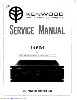 Preview for 2 page of Kenwood L-09M Service Manual