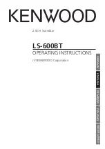 Предварительный просмотр 19 страницы Kenwood LS-600BT Operating Instructions Manual