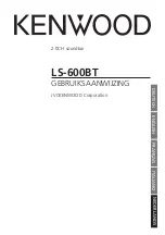 Предварительный просмотр 73 страницы Kenwood LS-600BT Operating Instructions Manual