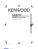 Preview for 13 page of Kenwood LS-K731 Instruction Manual