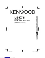 Предварительный просмотр 17 страницы Kenwood LS-K731 Instruction Manual