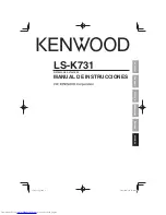 Предварительный просмотр 21 страницы Kenwood LS-K731 Instruction Manual