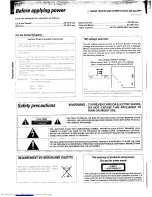 Предварительный просмотр 2 страницы Kenwood LS-N651 Instruction Manual