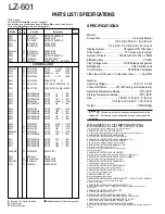 Preview for 12 page of Kenwood LZ-601 Service Manual