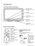 Предварительный просмотр 4 страницы Kenwood LZ-6500W Instruction Manual