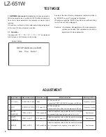 Preview for 8 page of Kenwood LZ-651W Service Manual