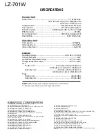 Предварительный просмотр 18 страницы Kenwood LZ-701W Service Manual