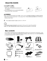 Preview for 6 page of Kenwood LZH-100W - DVD Player With LCD Monitor Instruction Manual