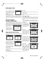 Предварительный просмотр 6 страницы Kenwood LZH-70W - LCD Monitor - External Instruction Manual