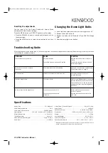 Предварительный просмотр 7 страницы Kenwood LZH-70W - LCD Monitor - External Instruction Manual