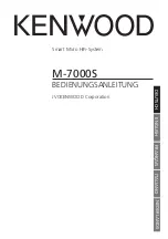 Preview for 1 page of Kenwood M-7000S Operating Instructions Manual