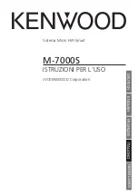 Preview for 97 page of Kenwood M-7000S Operating Instructions Manual