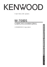 Preview for 129 page of Kenwood M-7000S Operating Instructions Manual