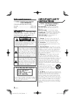 Предварительный просмотр 2 страницы Kenwood M-707i Instruction Manual