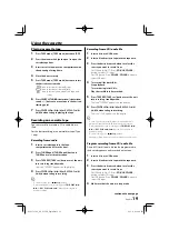 Предварительный просмотр 19 страницы Kenwood M-707i Instruction Manual