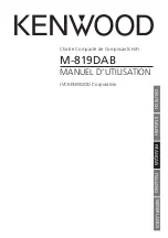 Предварительный просмотр 41 страницы Kenwood M-819DAB Operating Manual